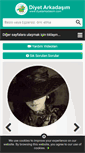 Mobile Screenshot of diyetarkadasim.com