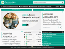 Tablet Screenshot of diyetarkadasim.com